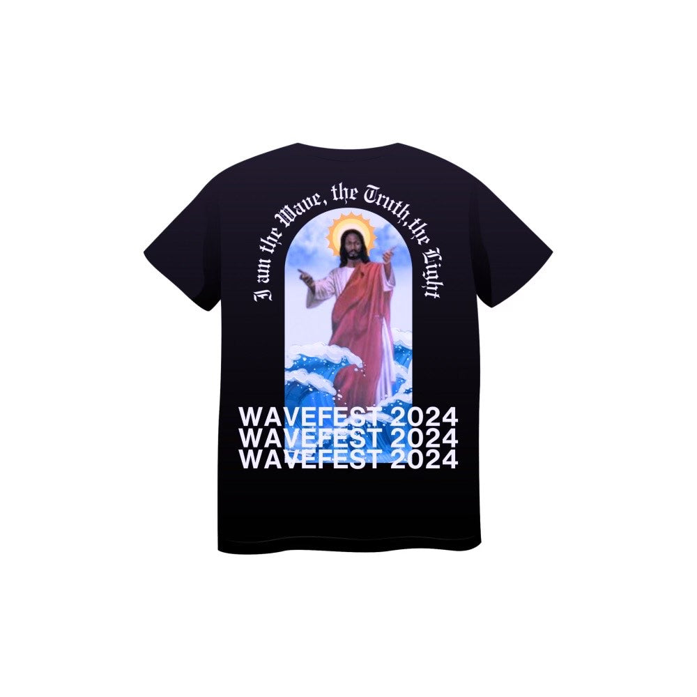 I am the Wave Tee Black