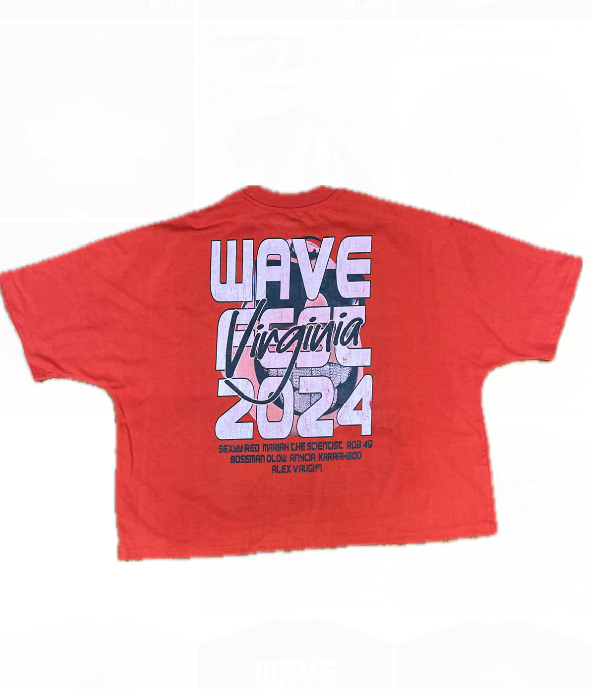 The Wavy Tee RED