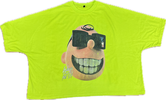 The Wavy Tee LIME
