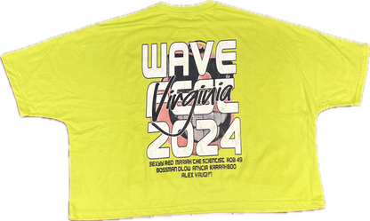 The Wavy Tee LIME