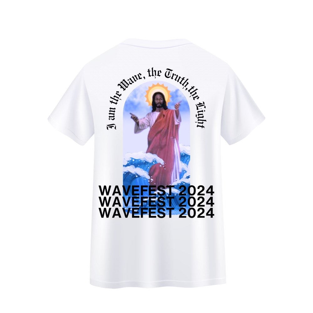 I am the Wave Tee White
